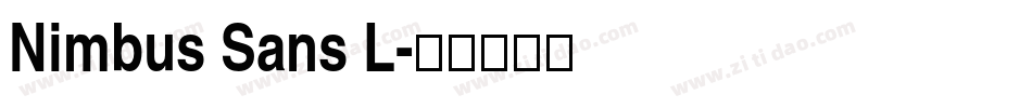Nimbus Sans L字体转换